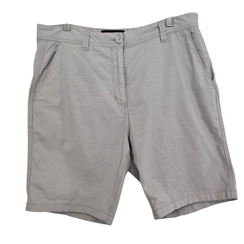 Rodd & Gunn “The Gunn” Chino Shorts 9″ Gray Stretch Cotton Size 35 Original Fit